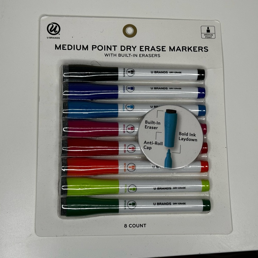 Med medium point dry erase marker pack!